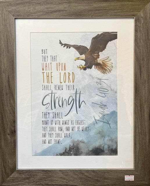 Wait Upon The Lord - Framed Print - PIC01