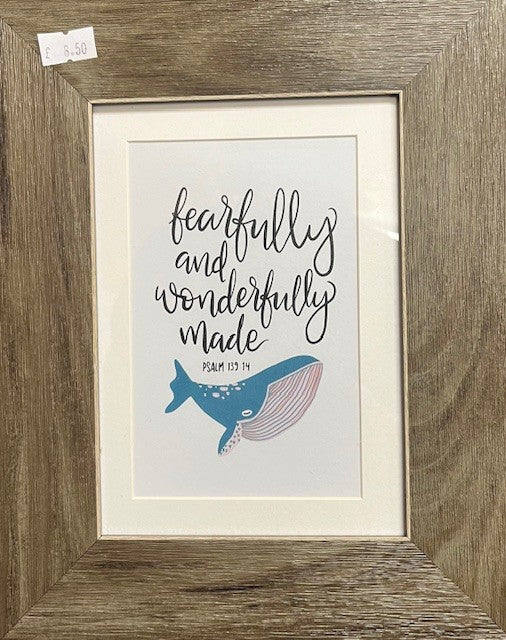 Fearfully and Wonderfully Made - Framed Print - PIC05