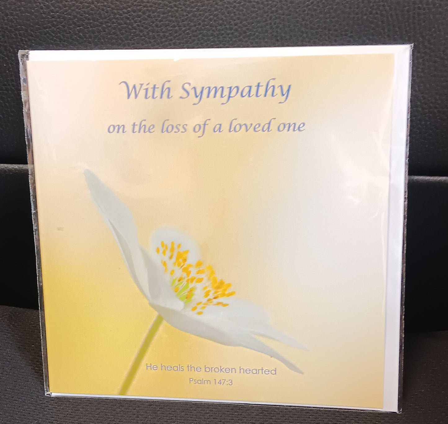 With Sympathy on the loss of a loved one