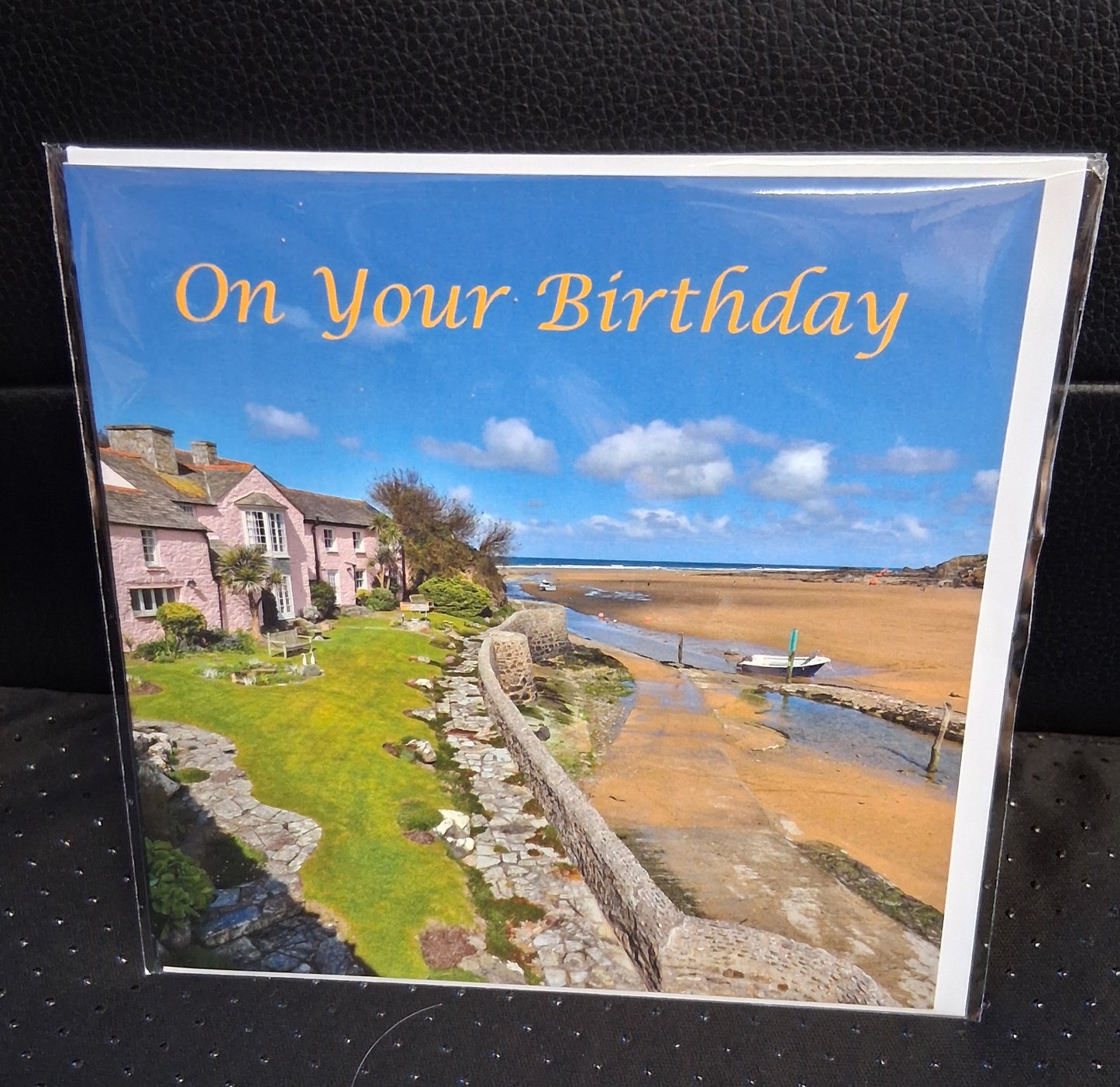 On Your Birthday - Bude Cornwall - Greetings card
