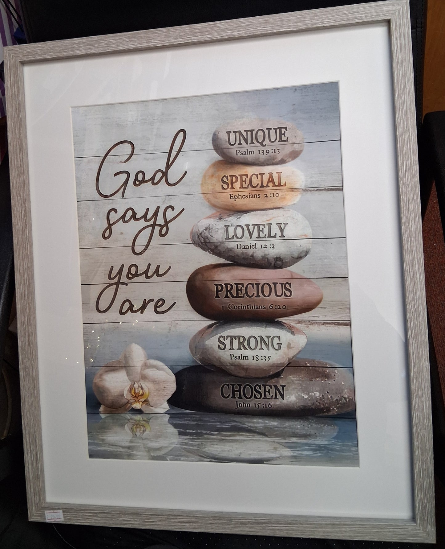 God Says You Are - Large Framed Print - PIC03