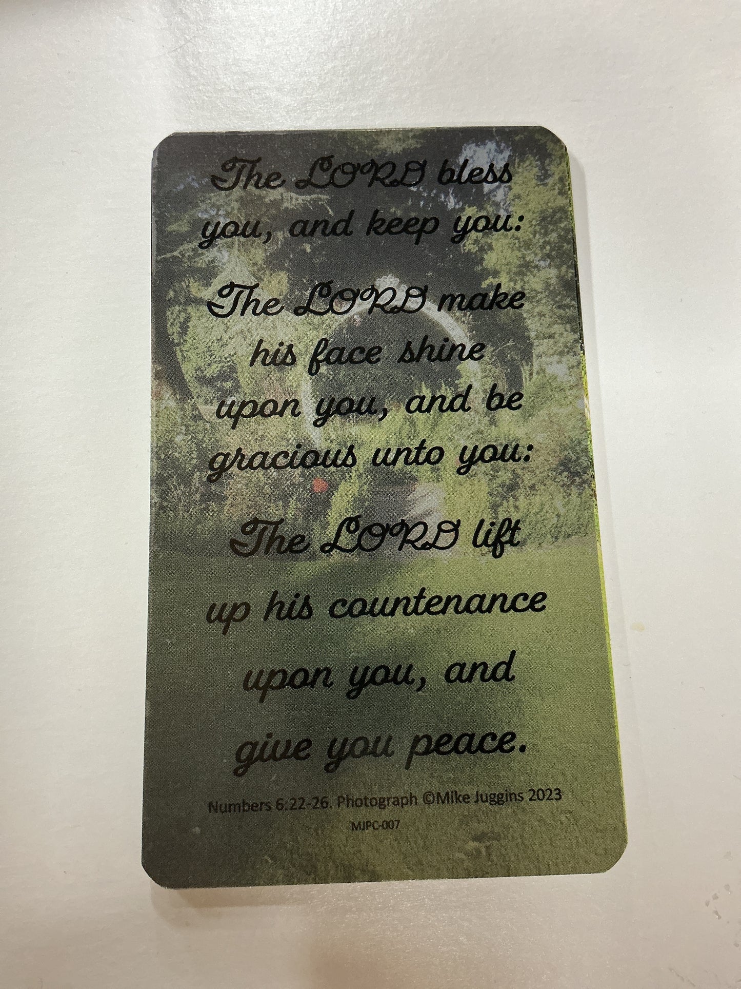 The Blessing Prayer Card