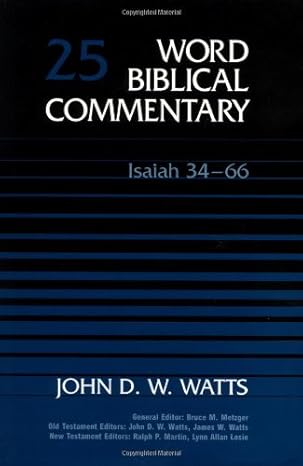 Word Biblical Commentary: Isaiah 34-66