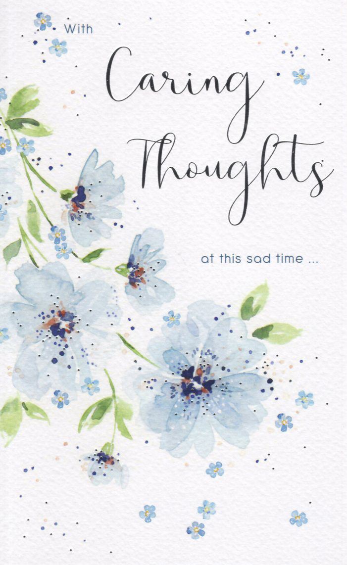 Happy Birthday - With caring thoughts at this sad time