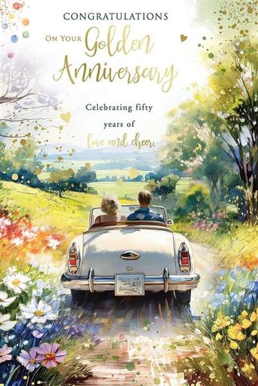 Congratulations on your Golden Anniversary - Card
