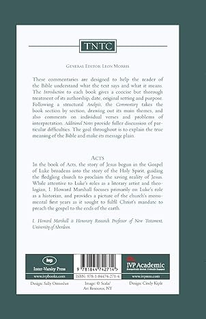 Acts: Tyndale New Testament Commentary