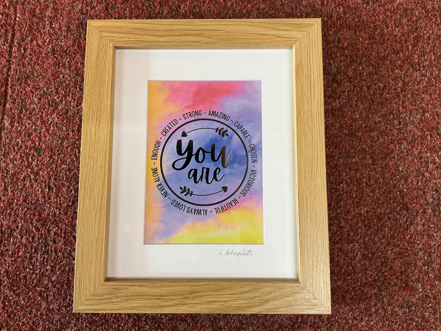 You Are - Framed Print - Lesley Hollingworth