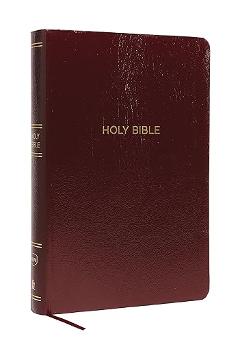 NKJV Bible - Super Giant Print Reference Bible - Burgunday