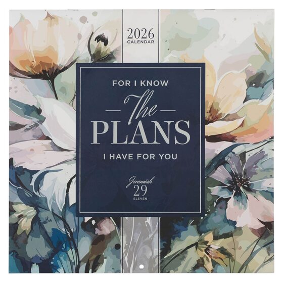 For I Know The Plans I Have For You - Calendar 2026