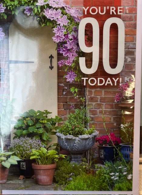 Happy 90th Birthday - Patio Pots