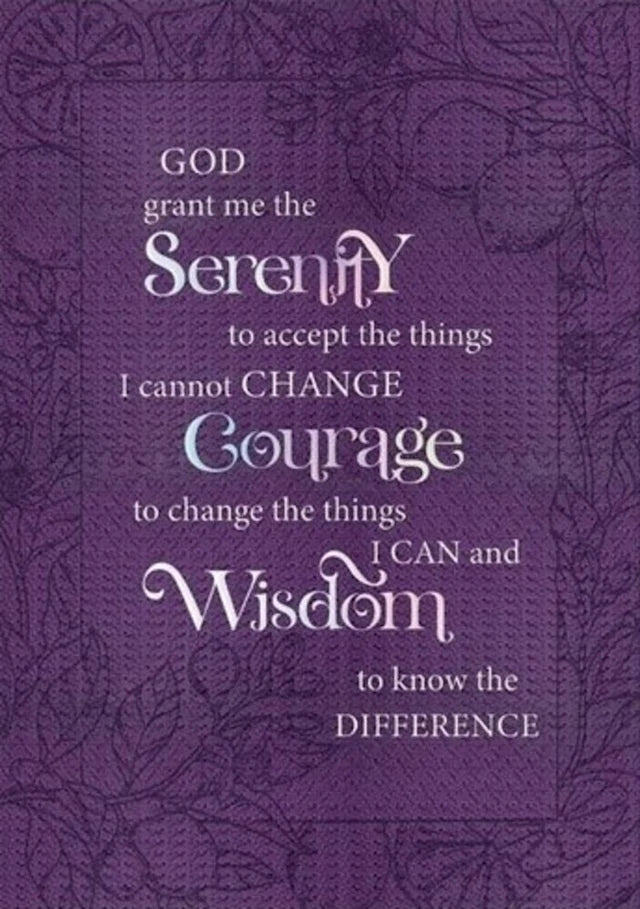 Serenity Prayer Journal