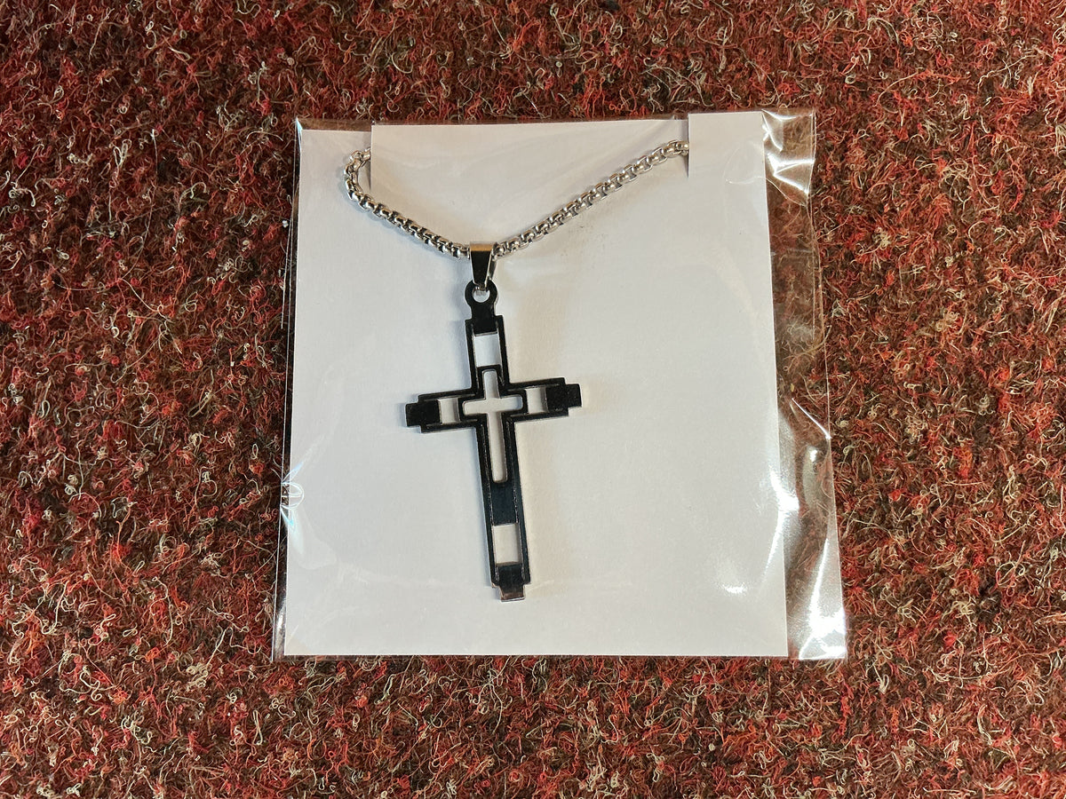Silver Cross within a Cross