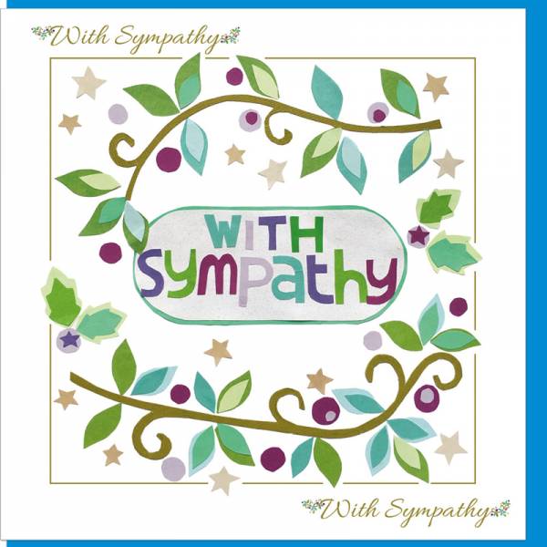 With Sympathy - Card