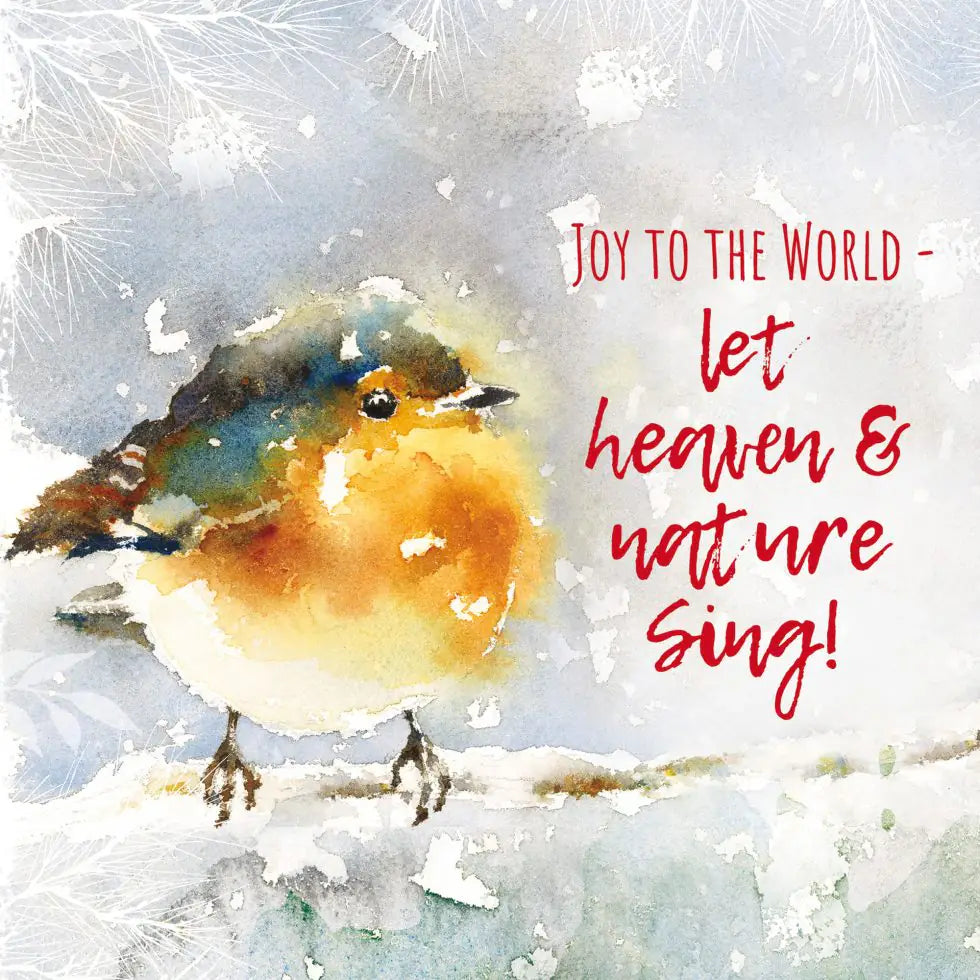 Joyful Robin Christmas Card