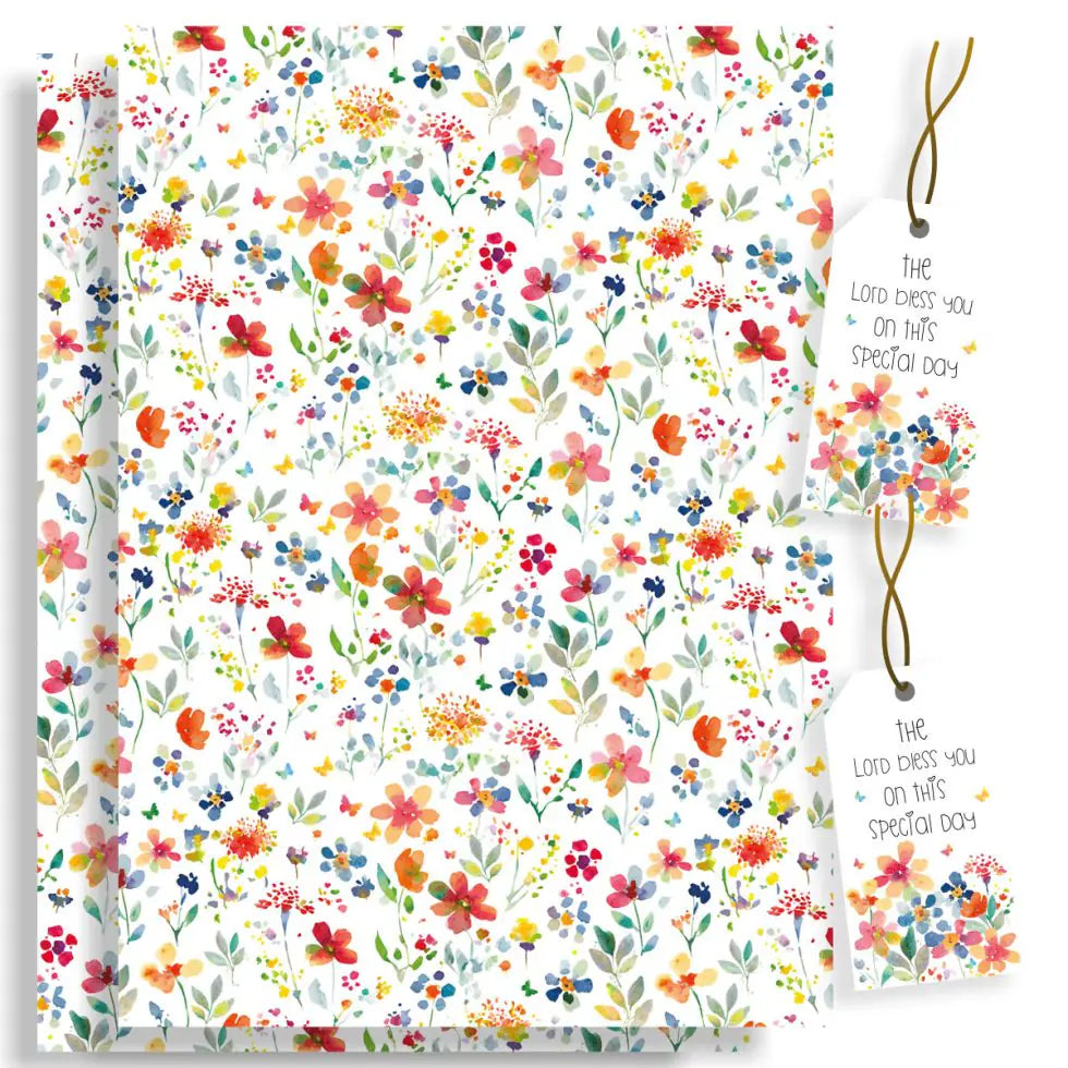 The Lord Bless you wrapping paper