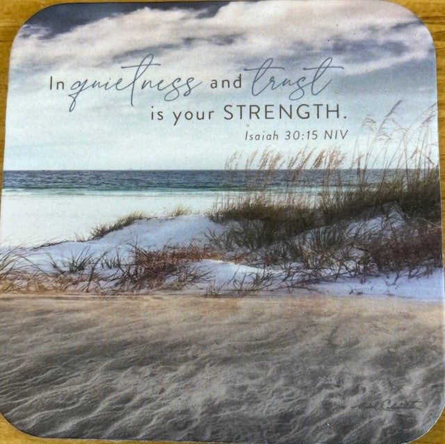 Quietness and Trust Coaster
