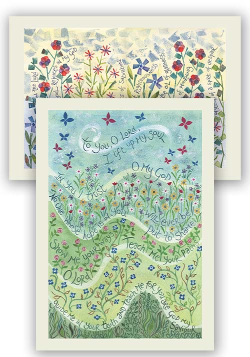 Hannah Dunnett Note Cards Pack of 10 - In You I Trust and Crown of Beauty