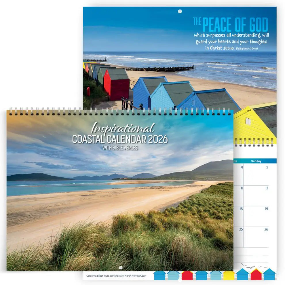 Inspirational Coastal Calendar 2026