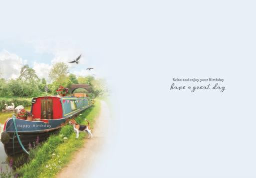 Happy Birthday Card - Longboat