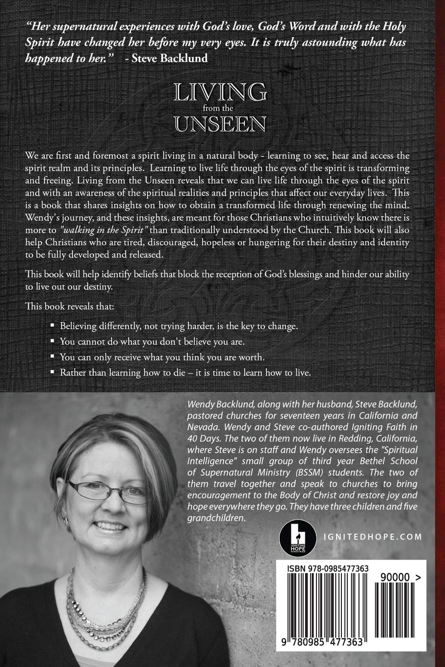 Living from the Unseen - Reflections from a transformed life