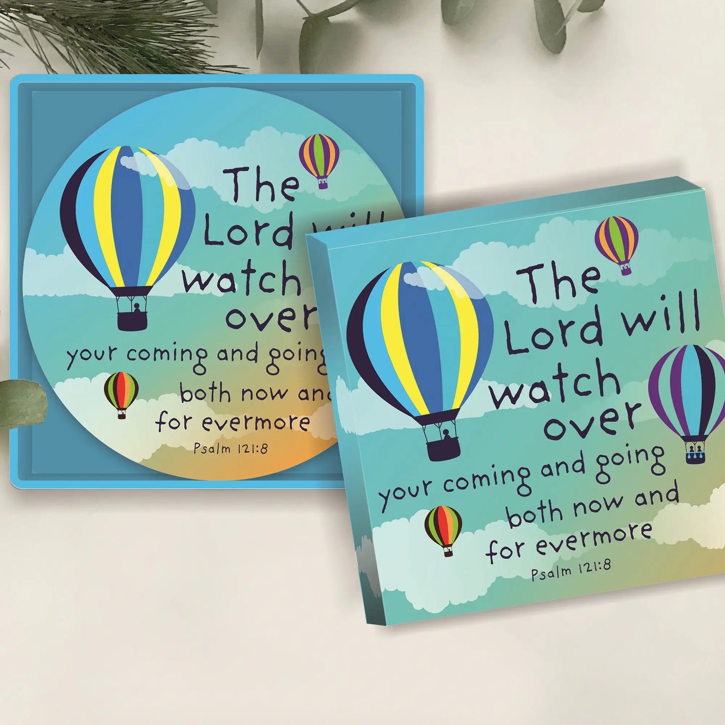 The Lord Will Watch Over You Set of 4 Ceramic Coasters