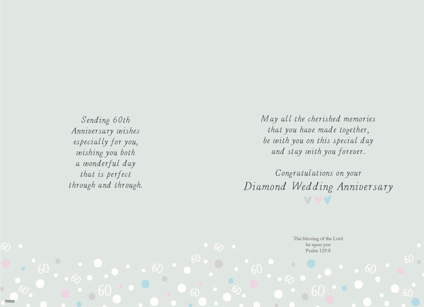 Diamond Anniversary Card