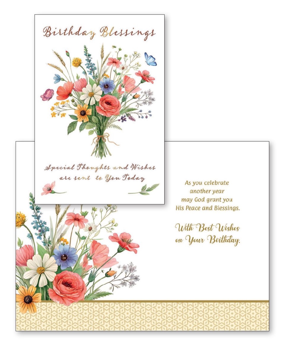Birthday Blessings Card
