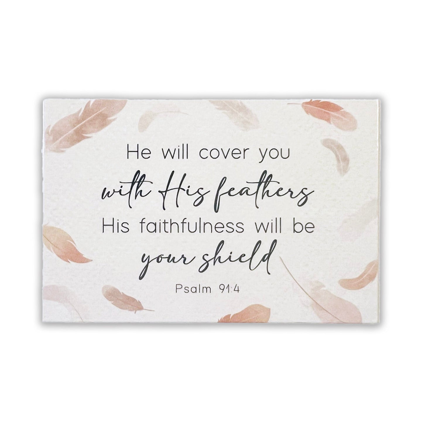 Pass It On Prayer Cards - He will cover you
