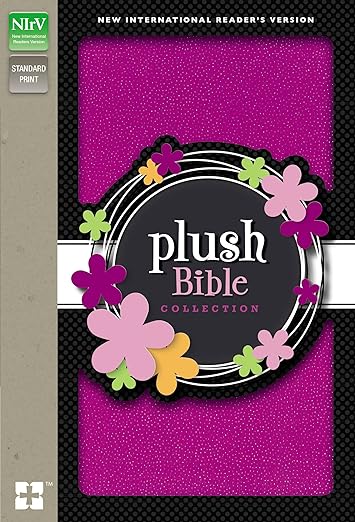 NIV Purple Sparkle Plush Bible