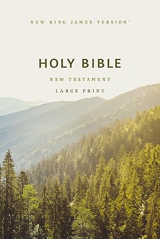 NKJV Holy Bible New Testament (Large Print) Soft cover
