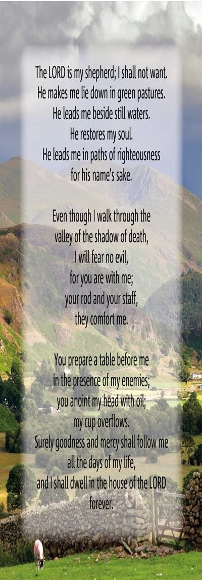 Bookmark - The Lord is my Shepherd