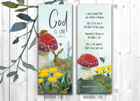 Something Different Bookmarks - God is love - SDB1