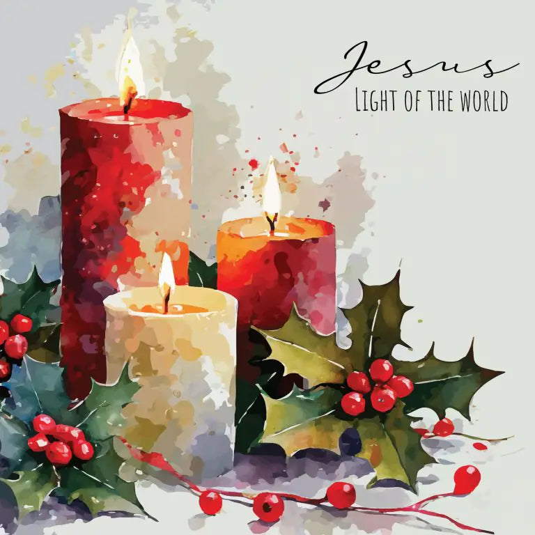 Jesus Light of the World Christmas Cards