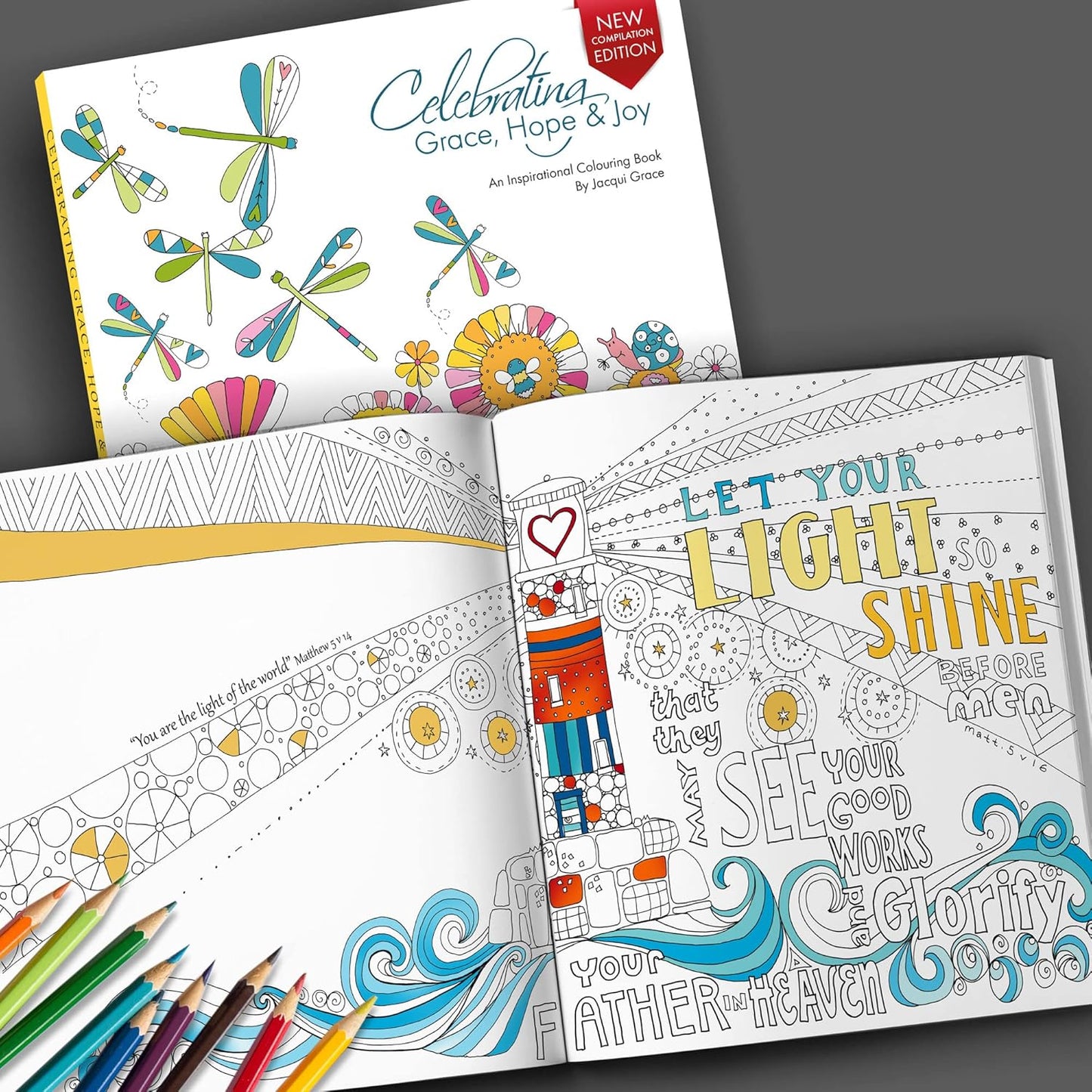 Celebrating Grace, Hope and Joy. Colouring Book