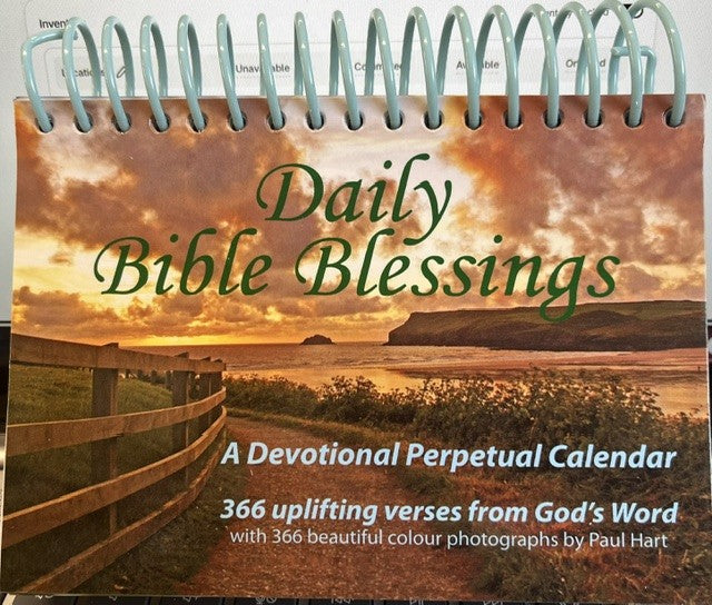 Daily Bible Blessings - Perpetual Desk Calendar
