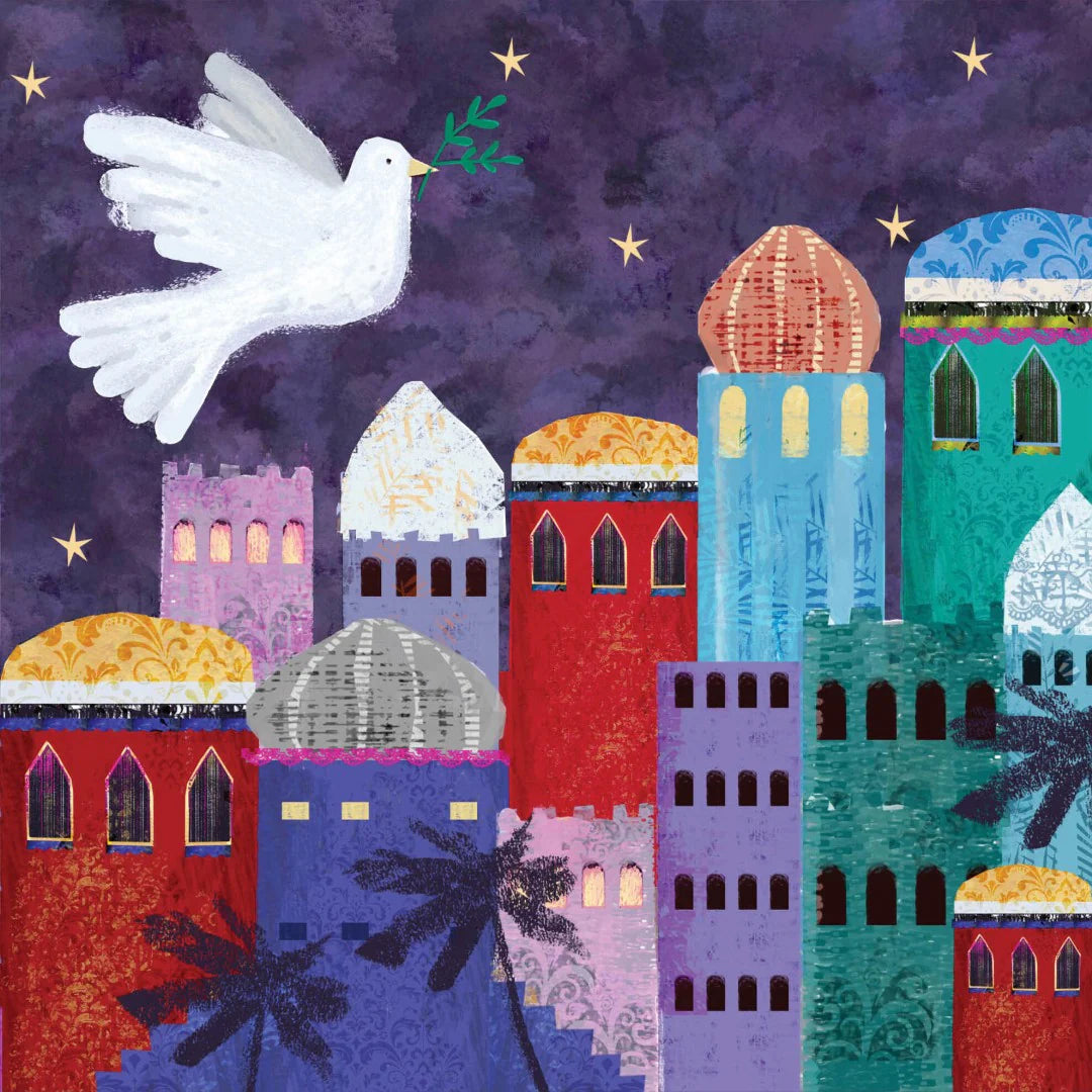 Flight over Bethlehem Pack of Christmas Cards