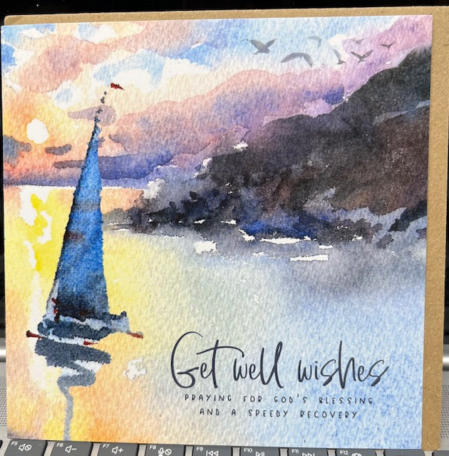 Get Well Wishes- Yacht - Card