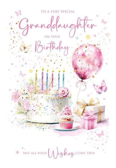 Birthday Card - Granddaughter