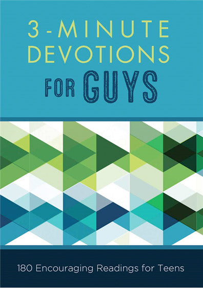 3 Minute Devotions For Guys - 180 Encouraging Readings for Teens