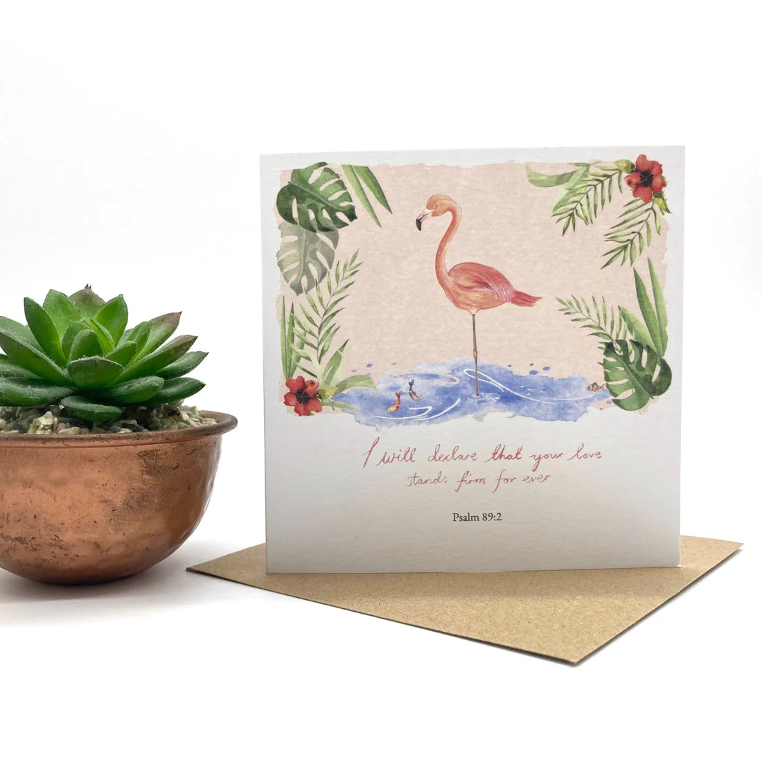 Flamingo Note Card