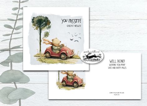 You passed ! - Congratulations Card