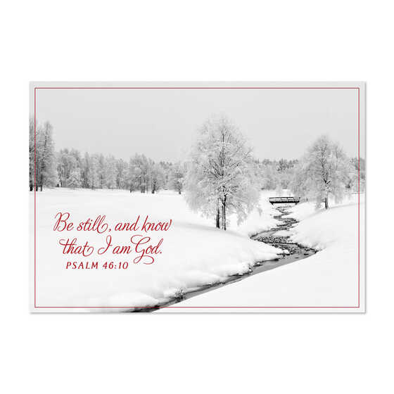 Be Still and Know - Dayspring Christmas Cards - Box of 16