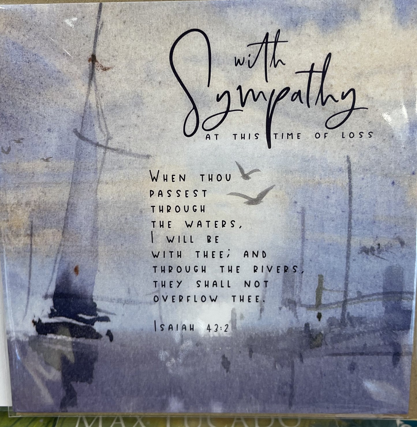 With Sympathy at this time of loss