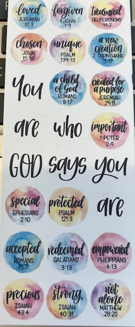 Bookmark - You are who God says you are