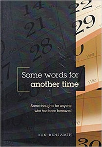 Some words for another time