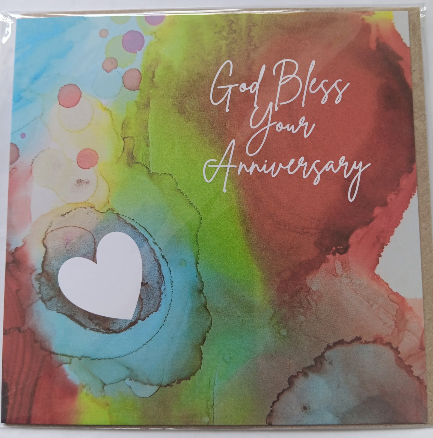 God Bless on Your Anniversary - Card