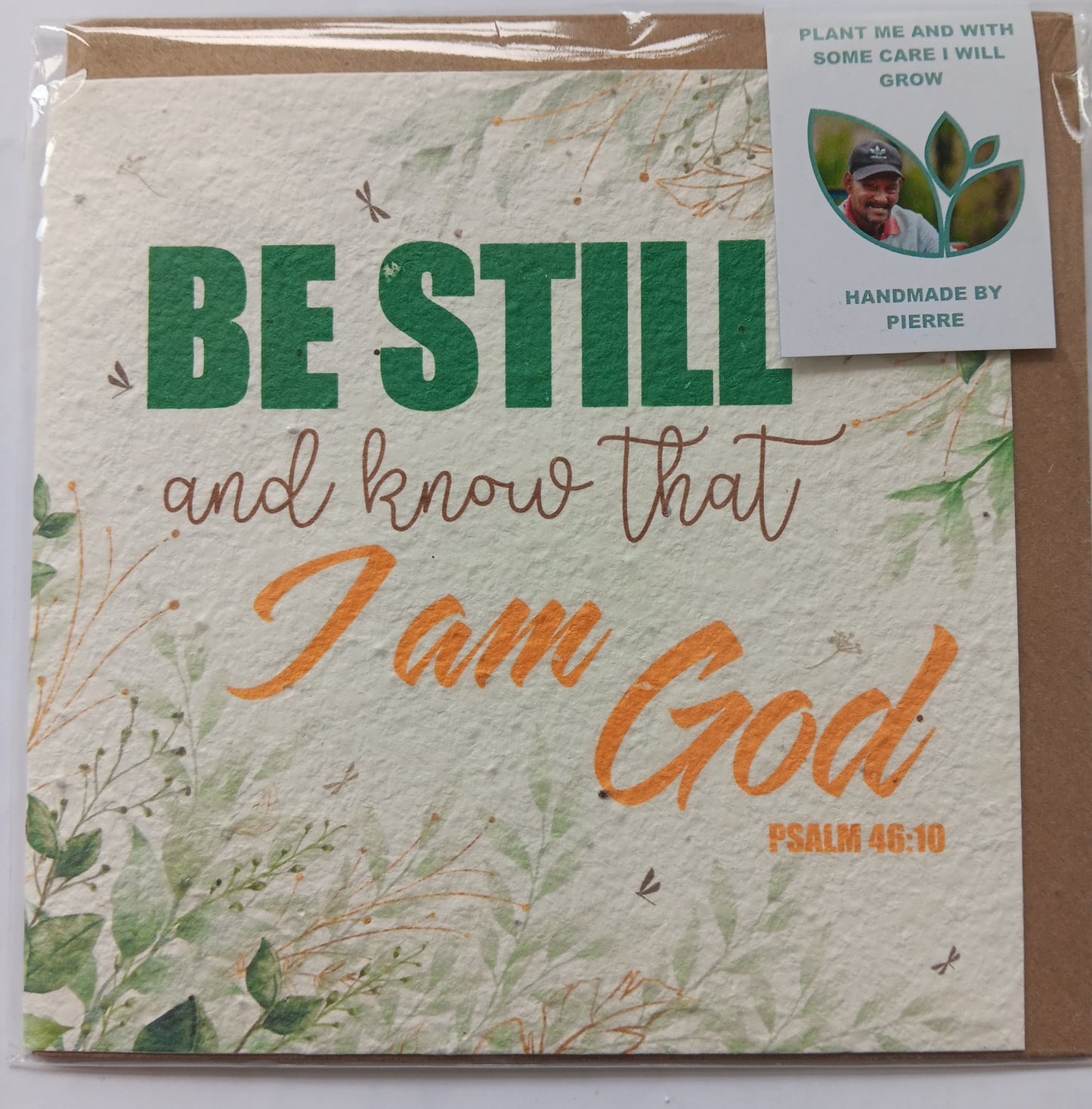 Be Still - Plant Me Card