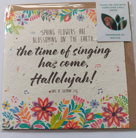 Spring Flower - Plant Me Card