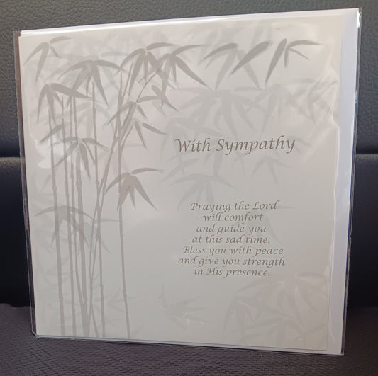 With Sympathy Card
