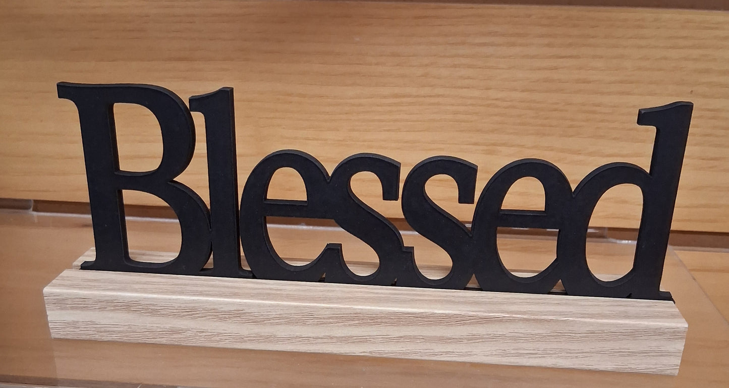 Blessed Word on Stand